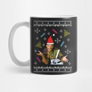 Fresh Prince Of Bel Air Will Smith Christmas Knit Pattern Mug